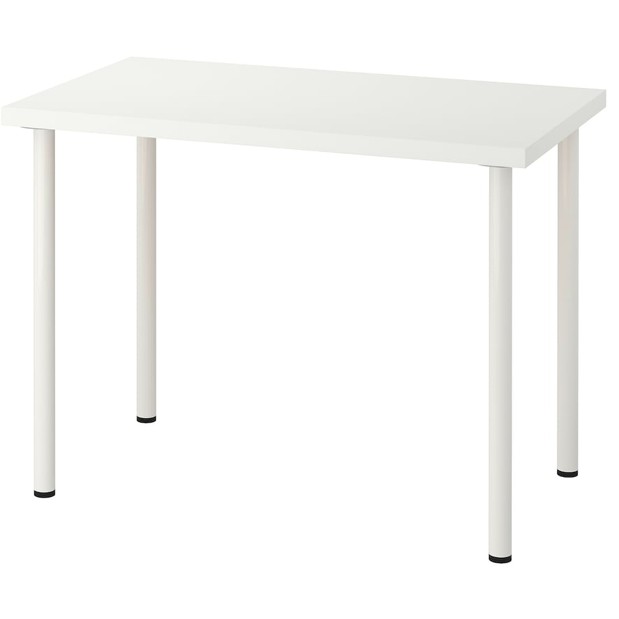 🇸🇪READY STOCK IKEA LINNMON / ADILS Table, white100x60 cm Shopee Malaysia