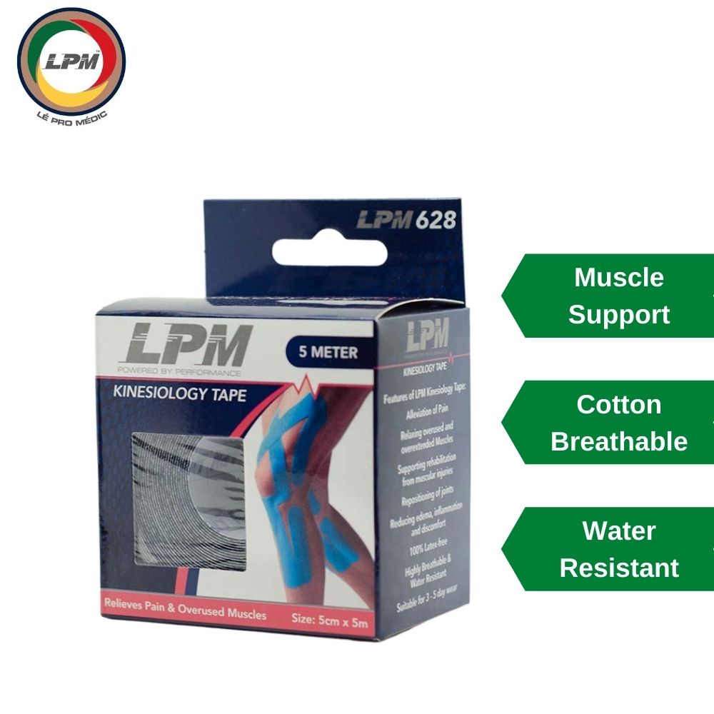 LPM Kinesiology Tape Elastic 628 Muscle Tape 5m KT Tape for Muscle