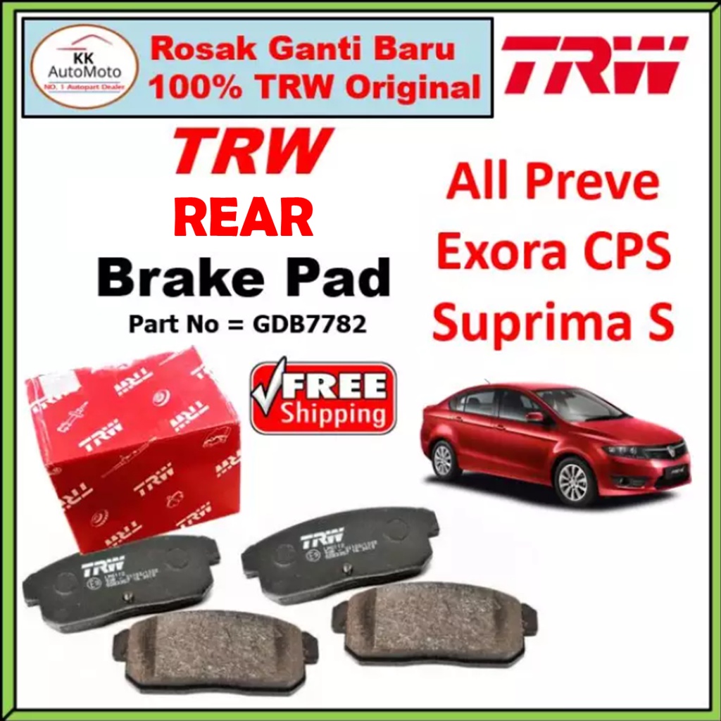 Proton Exora CPS NonTurbo Preve CPS CFE Suprima Genuine TRW Premium