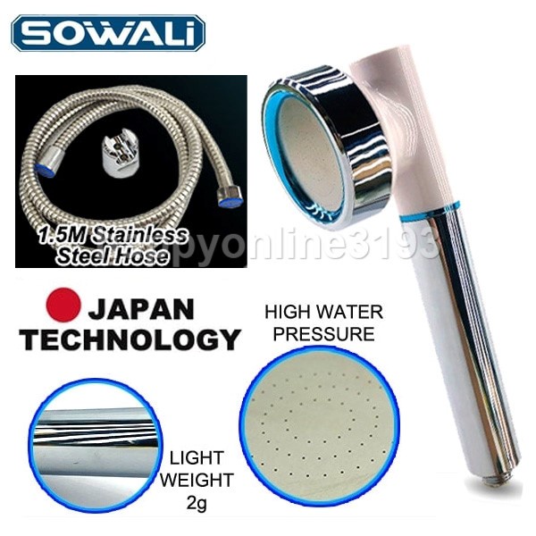 Sowali High Pressure Water Shower head Japanese Technology (Color