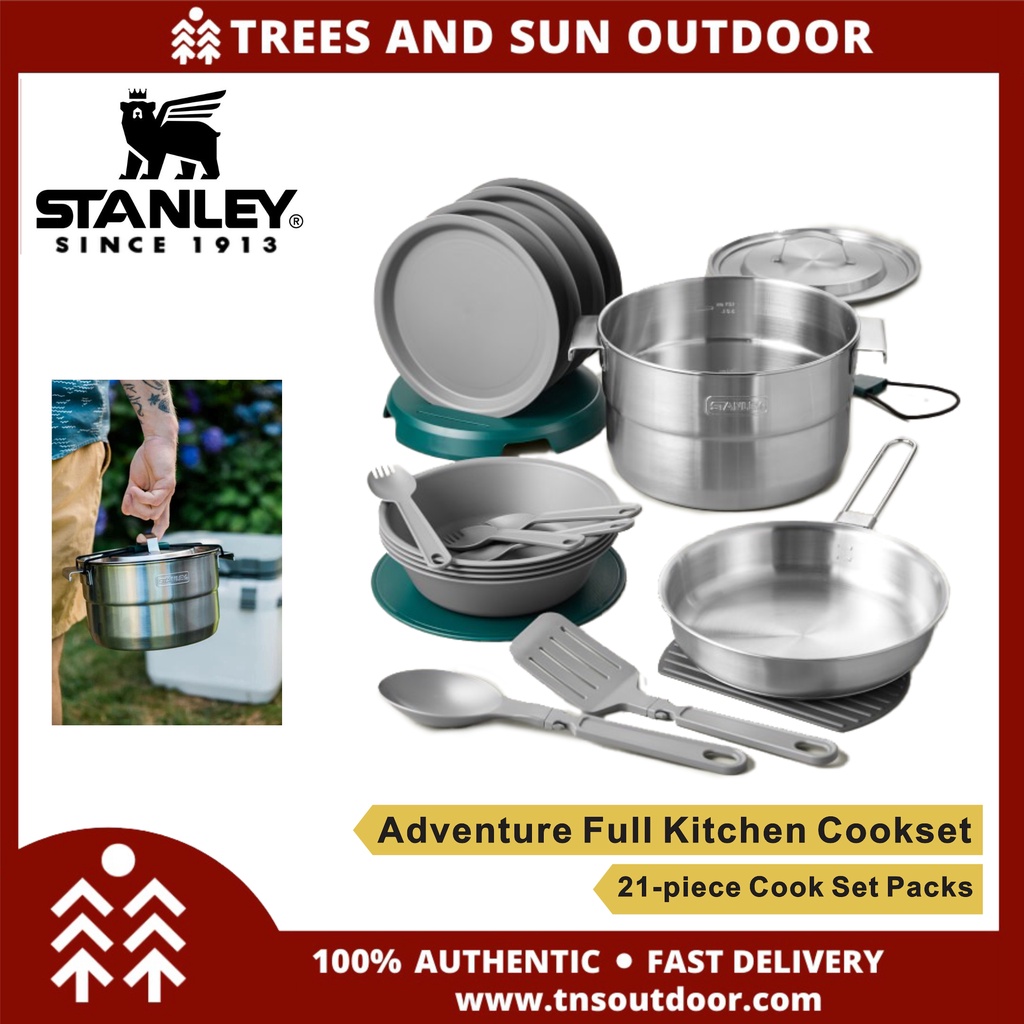 Stanley Adventure Full Kitchen Base Camp Cook Set Shopee Malaysia