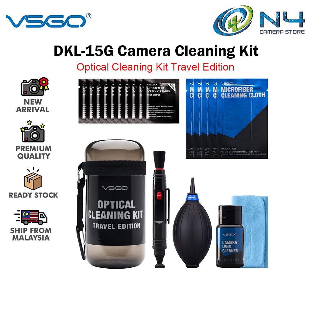 VSGO DKL15G Camera Cleaning Kit DSLR Camera Lens Sensor Cleaner Kit