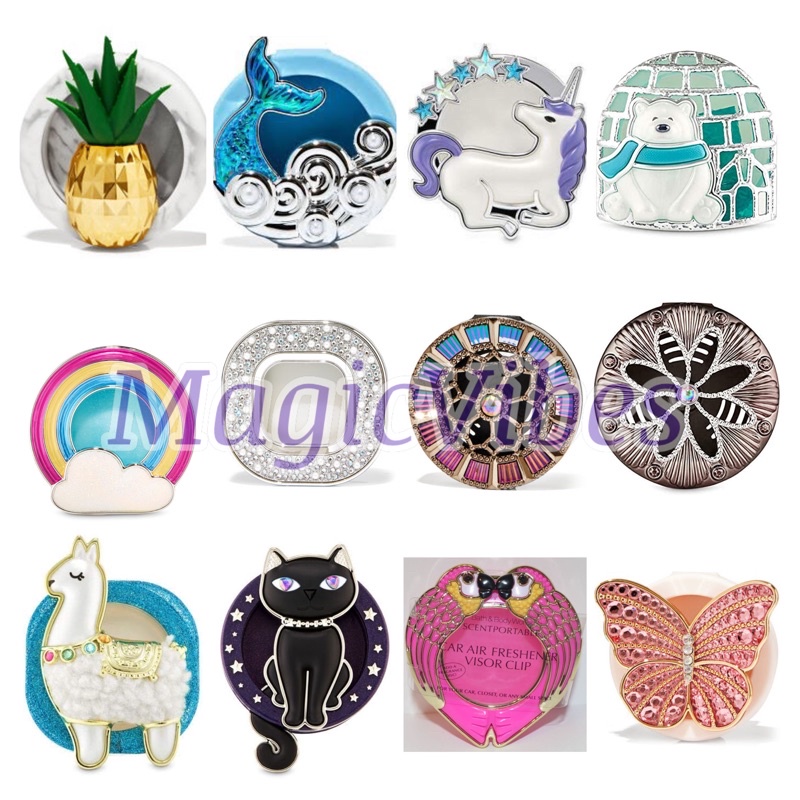 BATH N BODYWORKS BBW VENT/VISOR CLIP CAR AIR FRESHENER SCENTPORTABLE