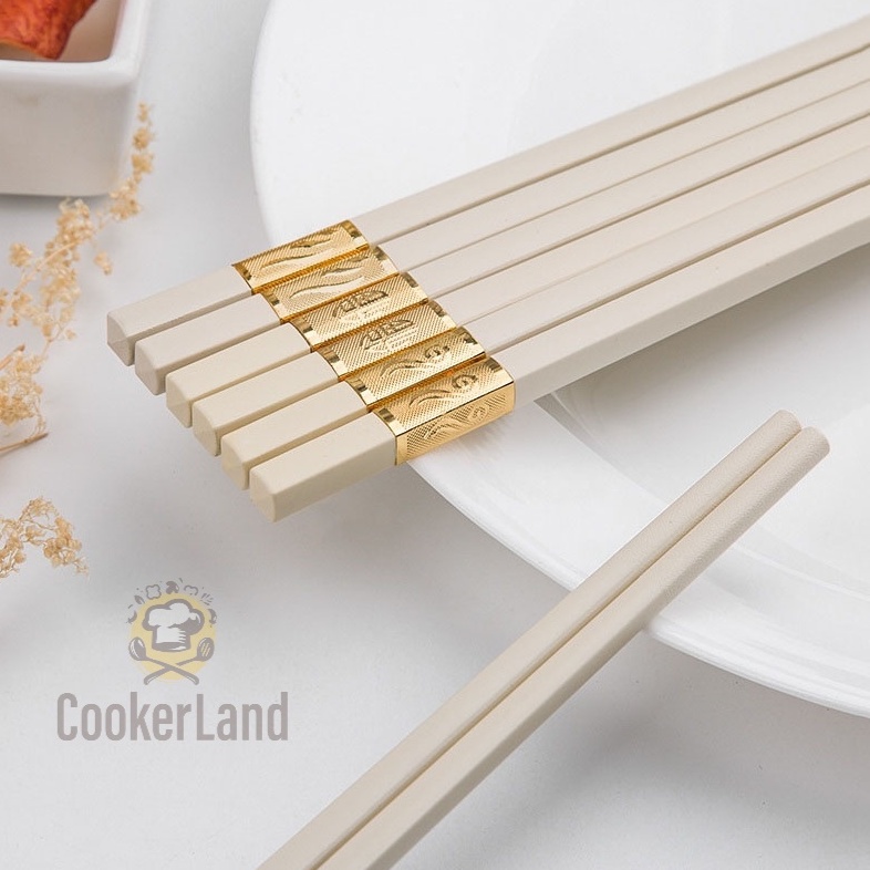 🔥Ready Stock🔥Classic Series Alloy Chopsticks Set/Non Slip Chopsticks