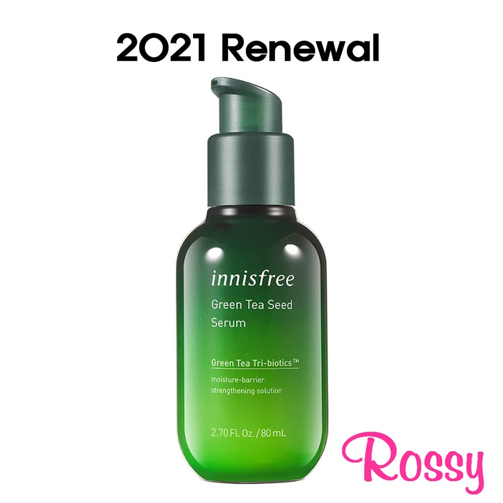 【Hot Stock】Innisfree Green Tea Seed Serum 80ml (2021 Renewal Version