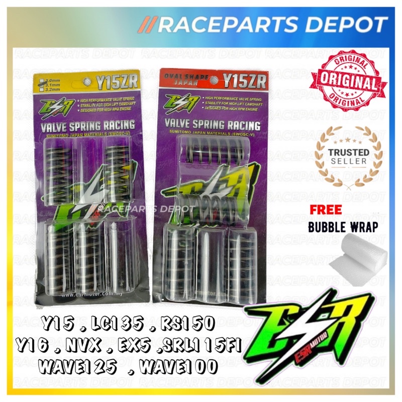 ESR Valve Spring & Spring Clutch ( Y15zr / Y16 / Nvx / Lc135 / Ex5 / Wave / Rs150 / Srl115fi