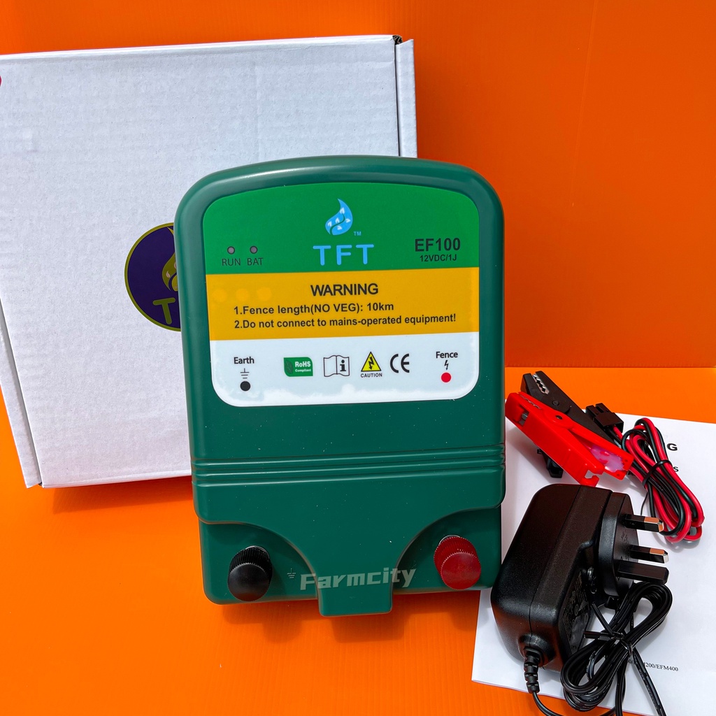 Heavy Duty Grade T10 6 Ekar Animal Electric Fence Energizer Pagar