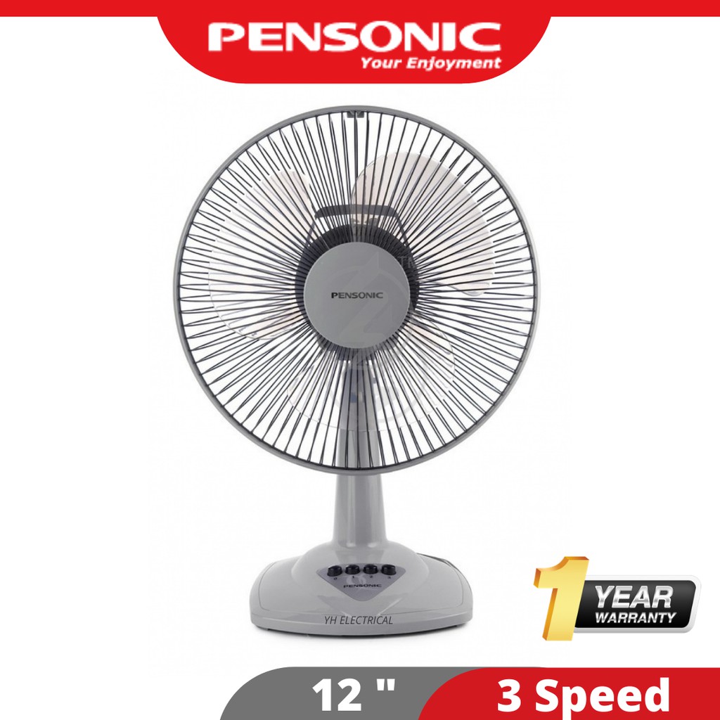 Pensonic 12" inch Table Fan AF30B 3 Blade Kipas Meja Shopee Malaysia