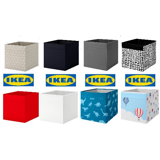 🔥 READY STOCK 🔥 IKEA DRONA Box, white black and multiple color