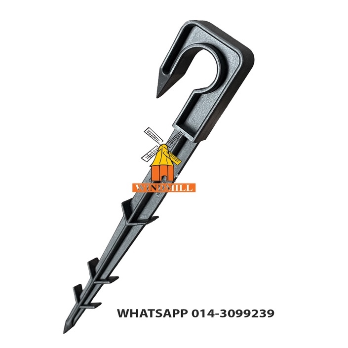 [1piece] WM349 Support Stake for Dripline Irrigation Tubing Pipe Fixed