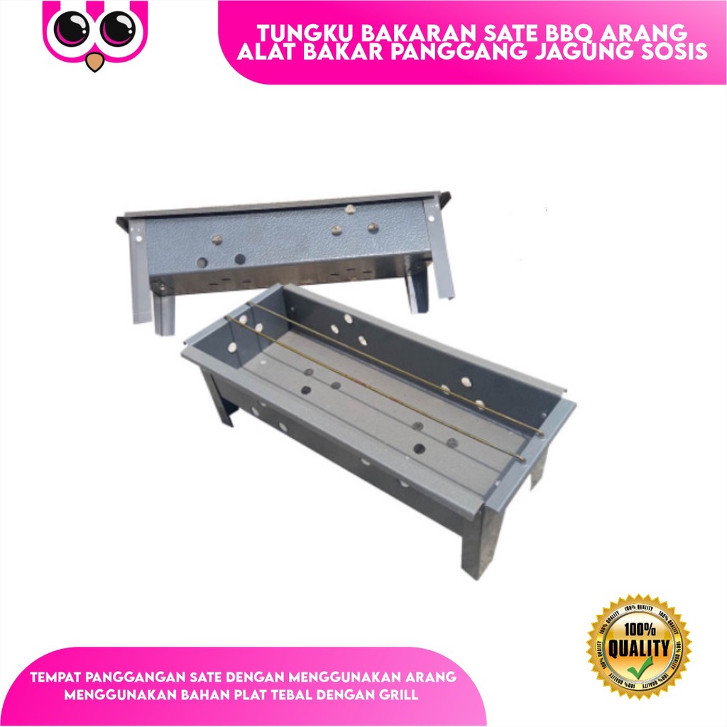 Charcoal BBQ Satay Grill Furnace/BARBEQUE Sausage Corn Grill Shopee