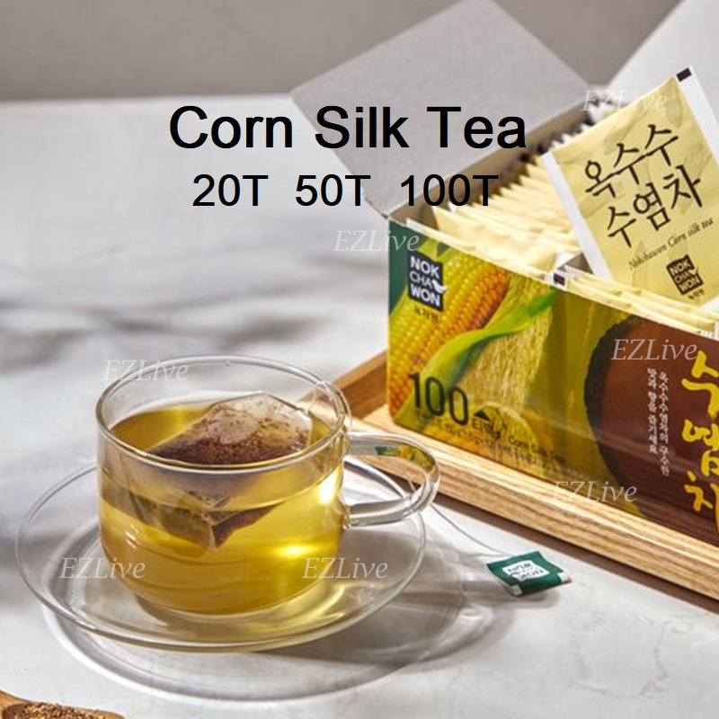 🇰🇷Nokchawon Corn Silk Tea 50T 100T Savory Taste Korean Healthy Tea