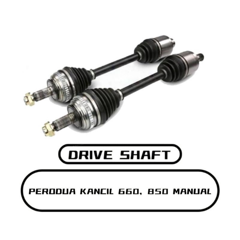 PERODUA KANCIL 660 850 AUTO/MANUAL DRIVE SHAFT SHORT LH LEFT KIRI LONG