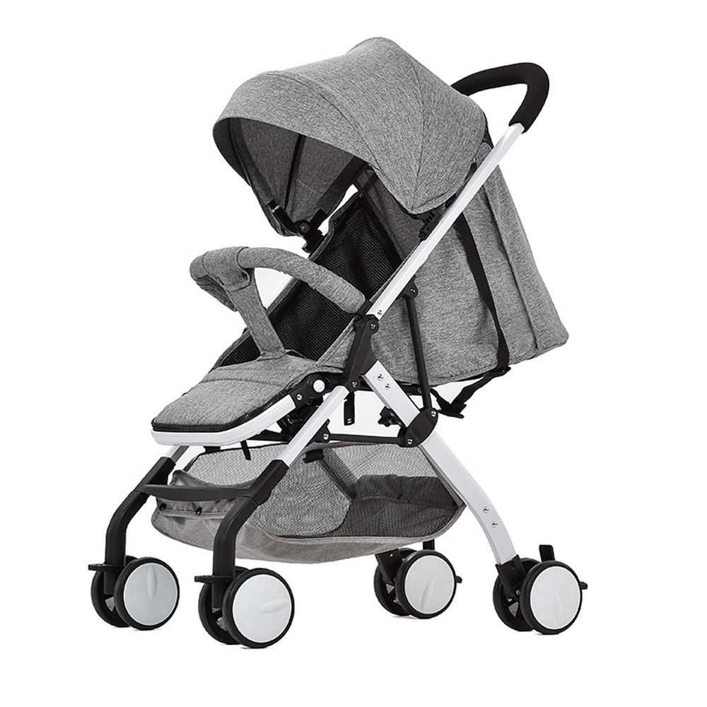 Airplane Baby Stroller One Step Fold Lightweight Convertible Baby
