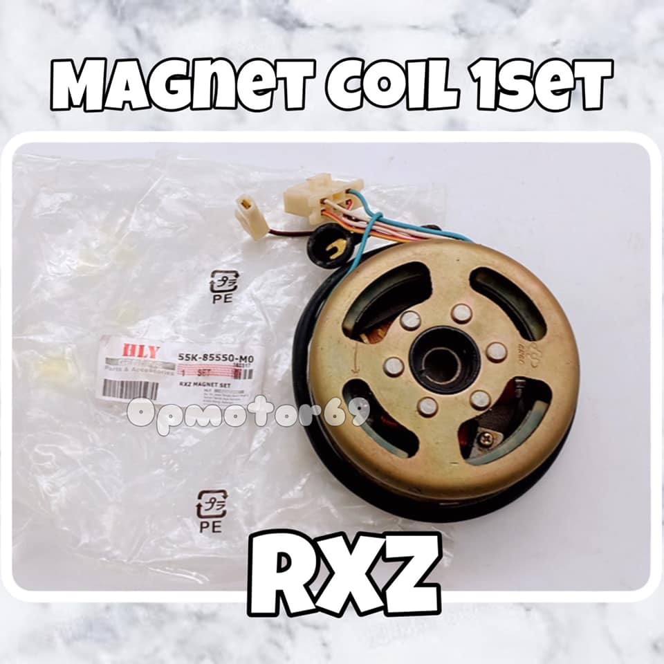 YAMAHA RXZ OLD 55K COIL 1 SET ORIGINAL Shopee Malaysia