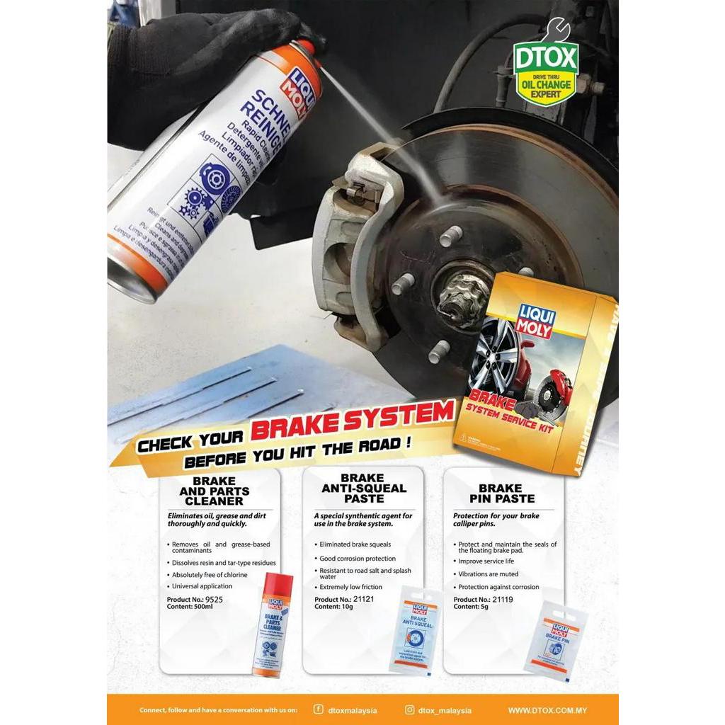 (Service included) Liqui Moly Brake Service 3in1 (one pair of brakes