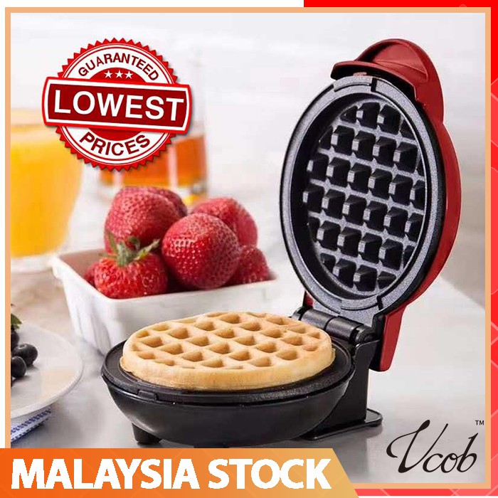 Mini Electric Waffles Maker Bubble Egg Cake Oven Breakfast Waffle