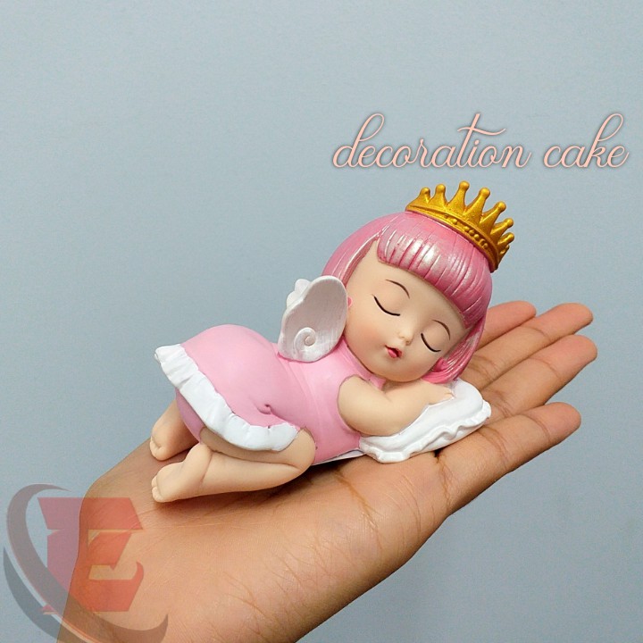 CUTE BABY PRINCESS GIRL CUTE BABY PRINCE BOY DECORATION CAKE