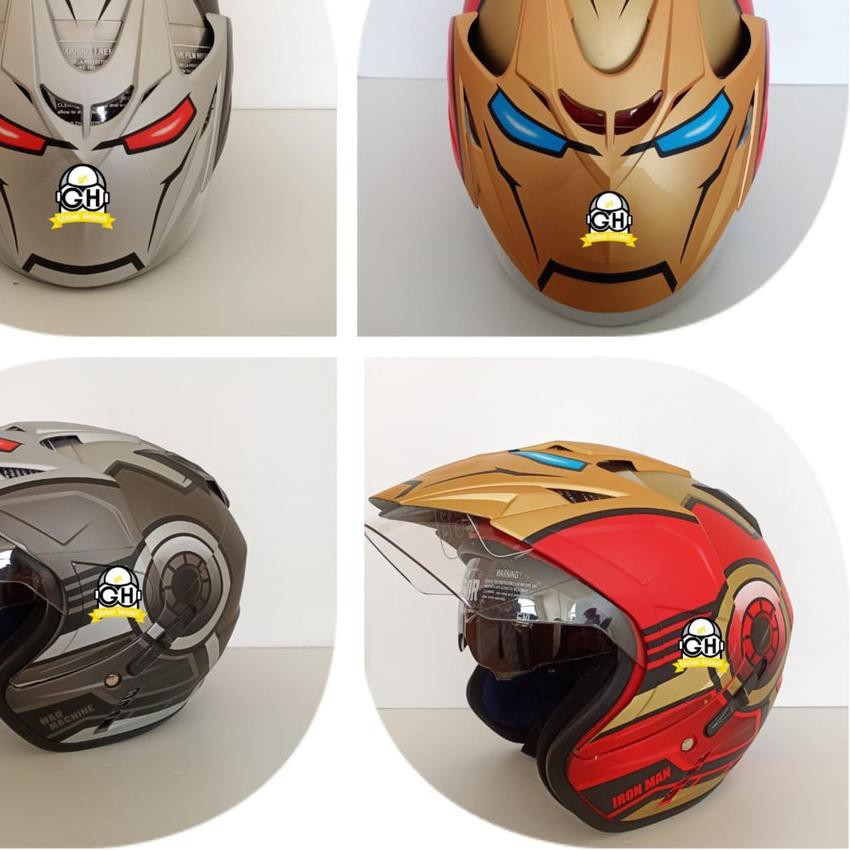 Don 't Ragu Order Helmet Marvel Ironman Avengers Helmet Two Glass