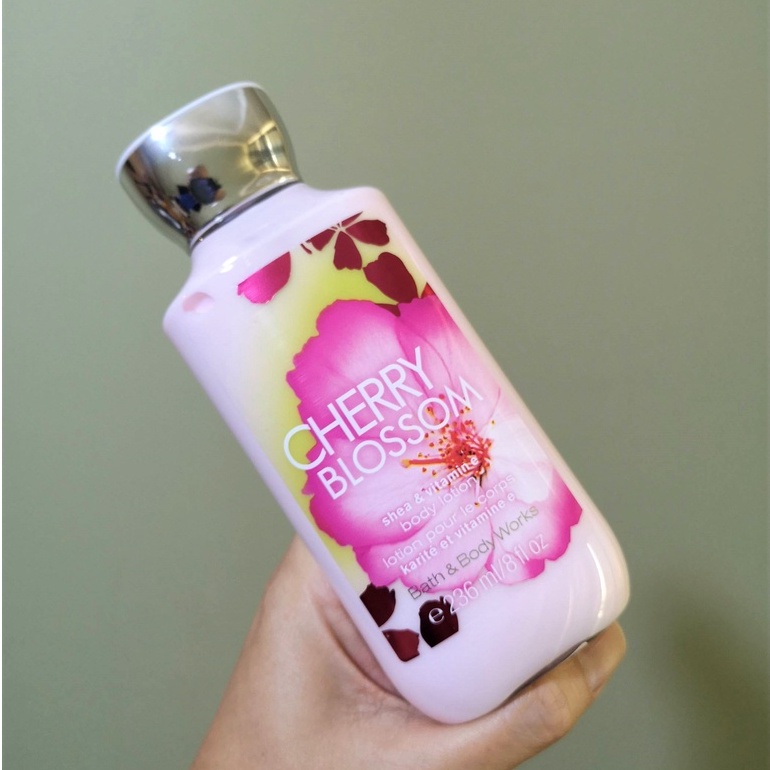 Bath & Body Works Cherry Blossom Shea & Vitamin E Body Lotion 236mL
