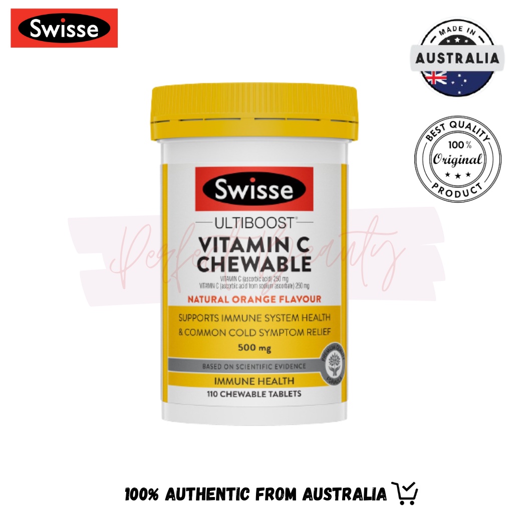 [100 from Australia] SWISSE Vitamin C Chewable (110 chewable tablets