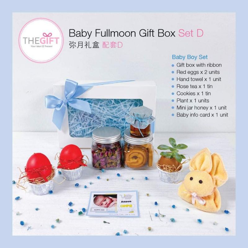 Baby fullmoon gift box 宝宝弥月回礼礼盒 Shopee Malaysia
