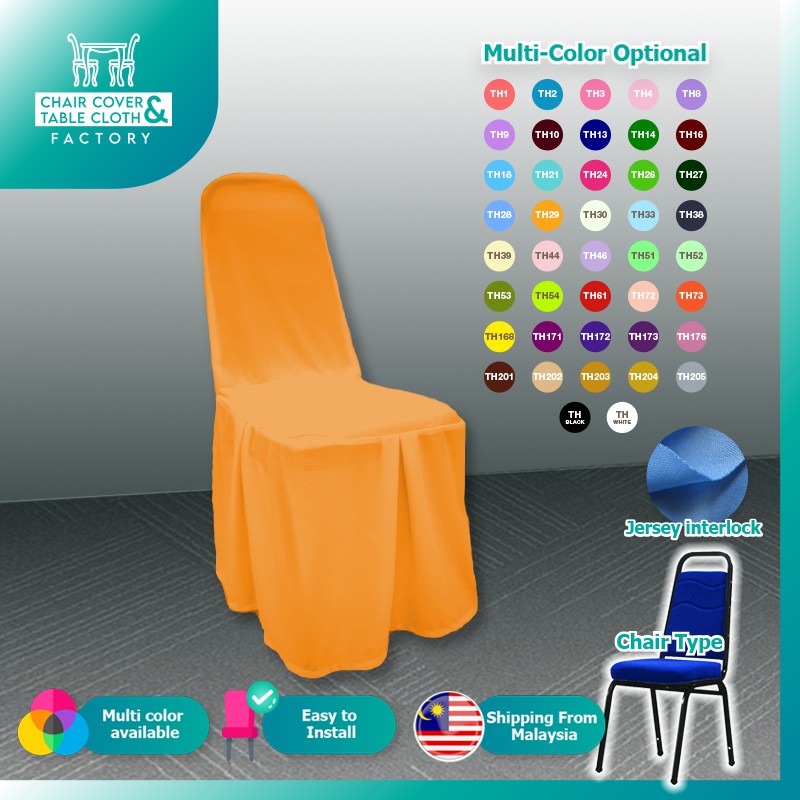 (STD) Banquet chaircover , sarung kerusi banquet , standard size
