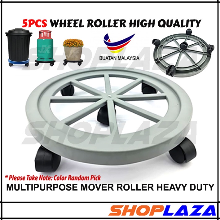 5 Wheel Gas Cylinder Tank Roller Gas Roller Stand Flower Pot Stand