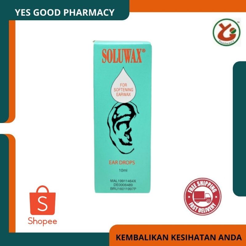 SOLUWAX EAR DROPS 10ML Shopee Malaysia