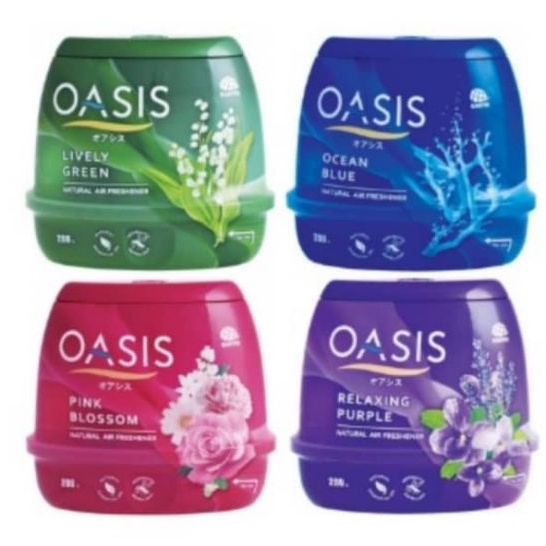 OASIS NATURAL AIR FRESHENER GEL 200G [MOSQUITO REPEL/HALAU NYAMUK