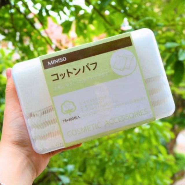 Miniso Cotton Makeup Remover Box 475 Pieces Shopee Malaysia