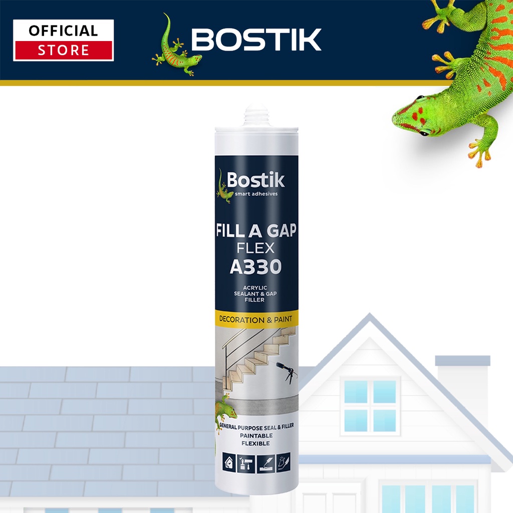 Bostik A330 Fill A Gap Flex, Paintable Acrylic Sealant & Gap Filler
