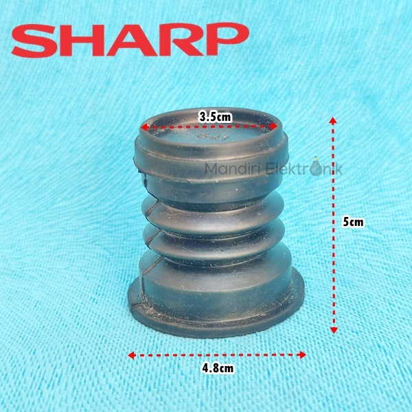 MESIN Sharp 2 Tube Washing Machine Drain Rubber Seal Sharp Two Tube