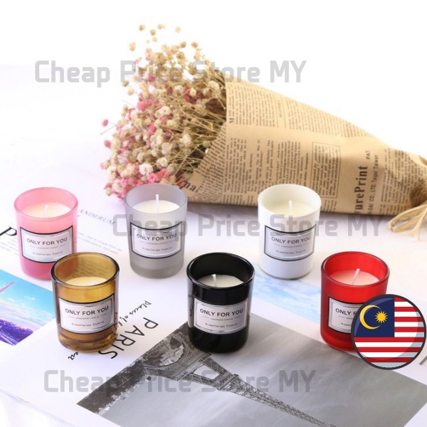 Minimalist Scented Candle Aromatherapy Lilin Wangi Aromatherapi Wedding