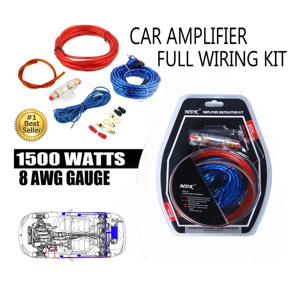 Stinger True Gauge Amp Kit With Farad Capacitor 1500 Watts, 47 OFF