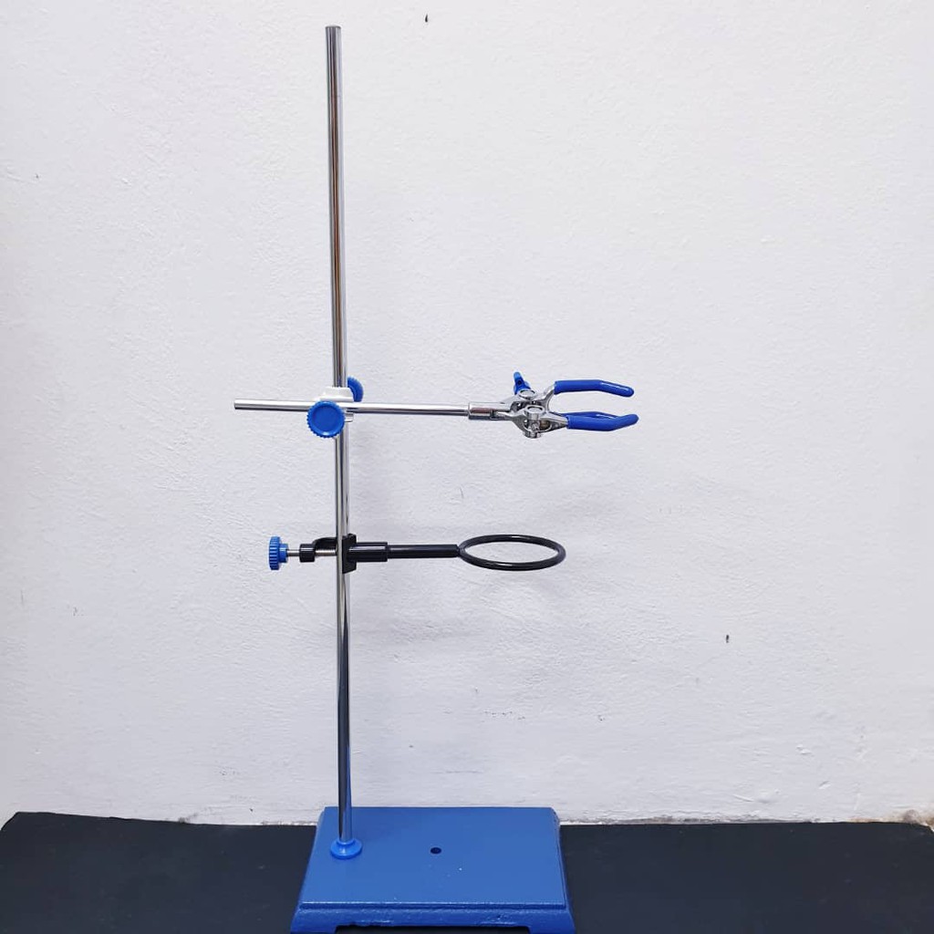 60cm Retort Stand Set 1kg Ring Clamp Lab Use READY STOCK Wholesaler