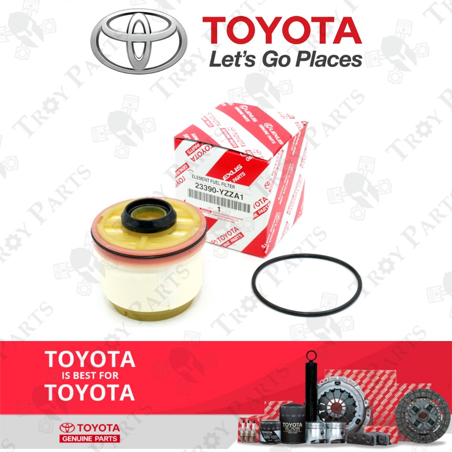 Original Toyota Diesel Fuel Filter Hilux Vigo KUN25 KUN26 Hiace KDH200