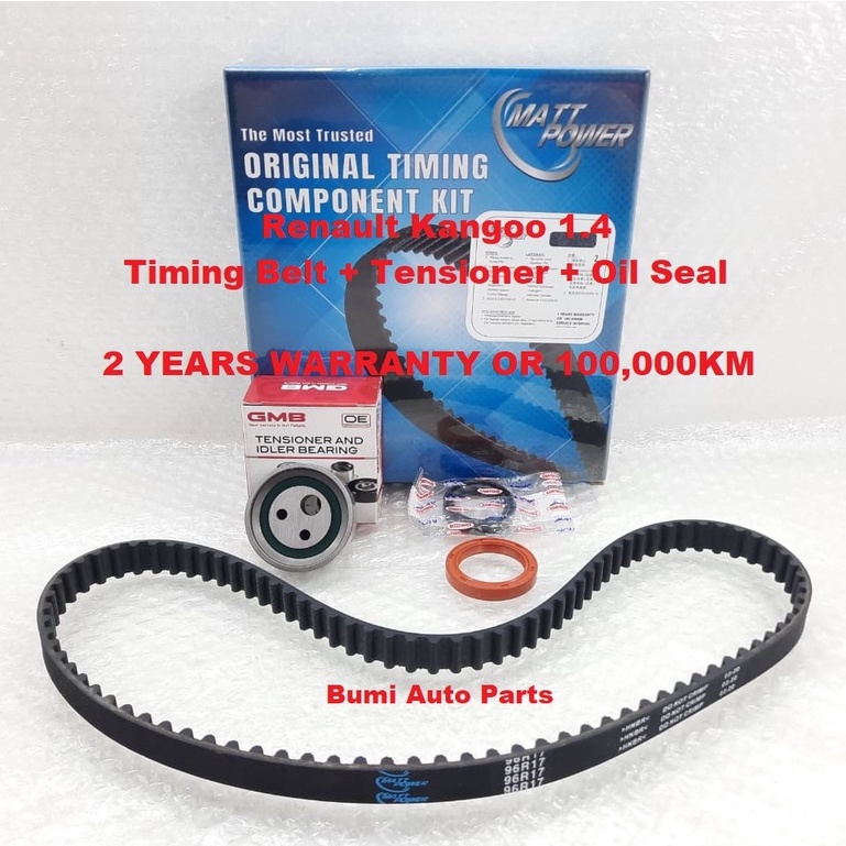 Renault Kangoo 1.4 Timing Belt Kit Matt Power Savvy Timing Belt