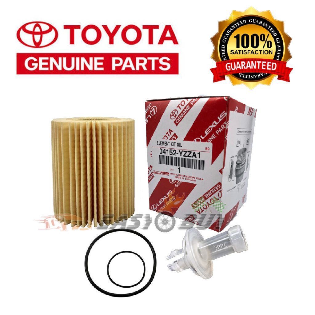 (100 Genuine) Toyota Oil Filter (Paper) 04152YZZA1 Estima Hellfire
