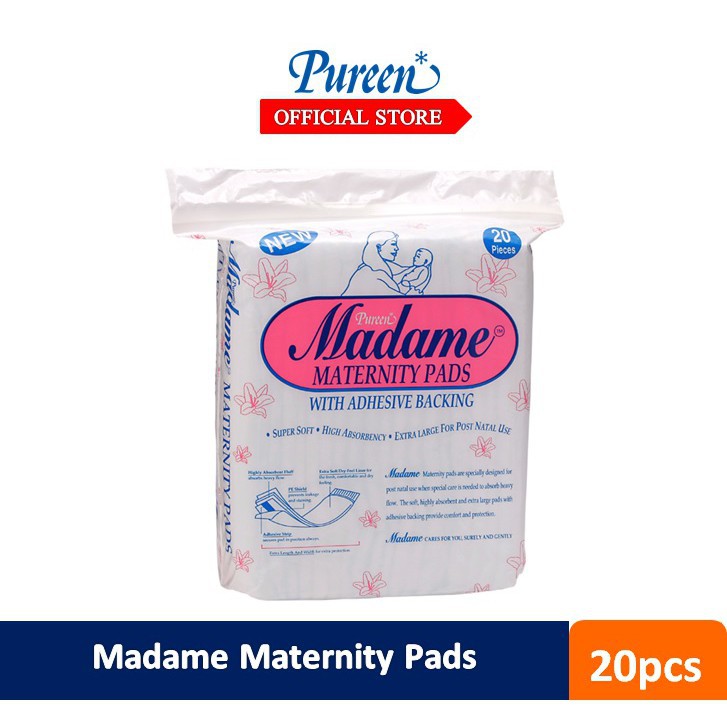 (SAME DAY DELIVERY)Pureen Madame Maternity Pads (20's) Shopee Malaysia