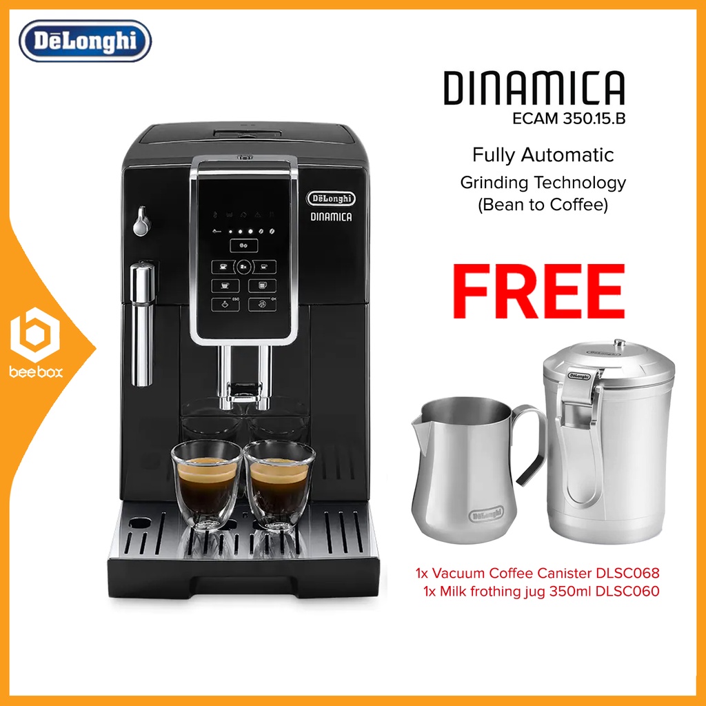 [FREE Canister+Jug] DeLonghi Dinamica ECAM350.15.B Fully Automatic