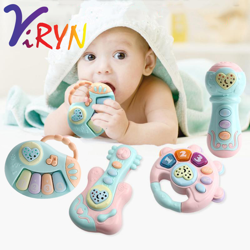 ViRYN Light Projection Music Toy Newborn Baby Toys Infant Cognition
