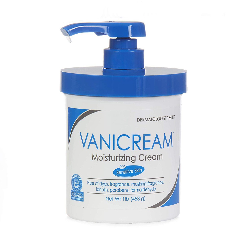 Vanicream Moisturizing Cream with Pump Cleanser Sensitive Skin