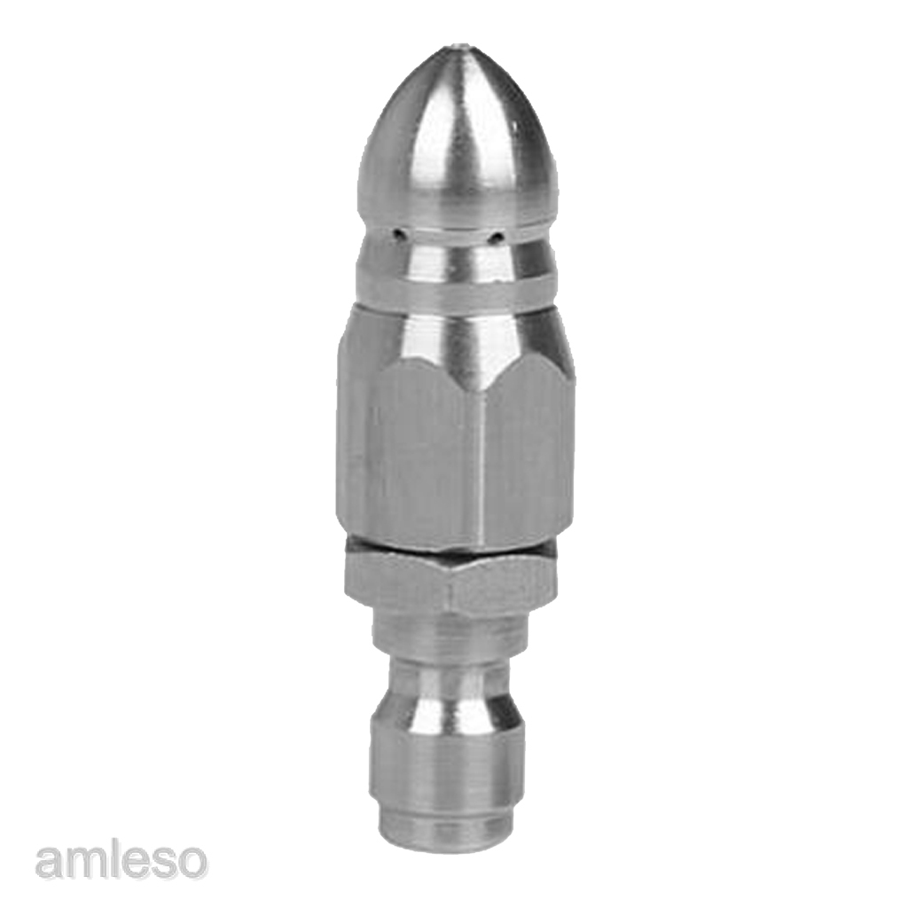 [amlesoMY] Pressure Washer Drain Sewer Cleaning Pipe Rotary Nozzle 1/4