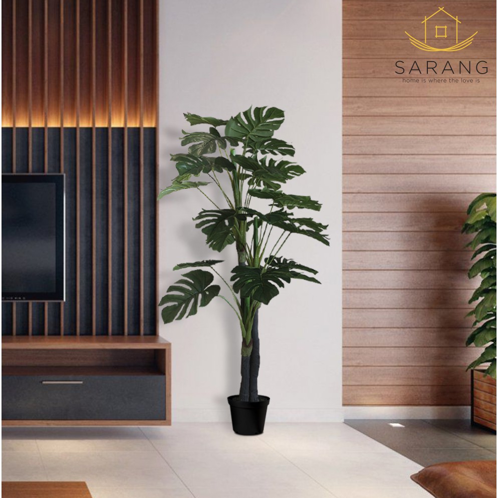 Ready Stock Monstera Tree Premium Quality Artificial Plant (150cm