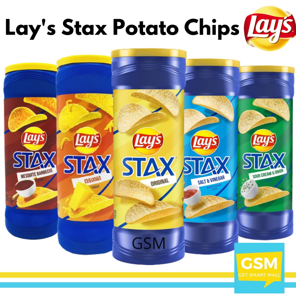 Lay's Stax Potato Chips (Various Flavours) Shopee Malaysia