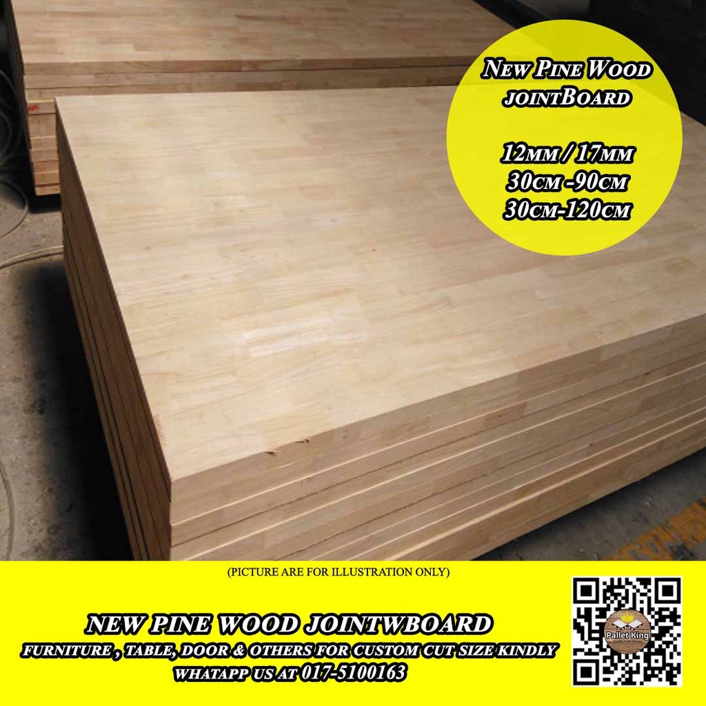 [Ready Stock] New Pine Wood For Furniture Board Table Top Kayu