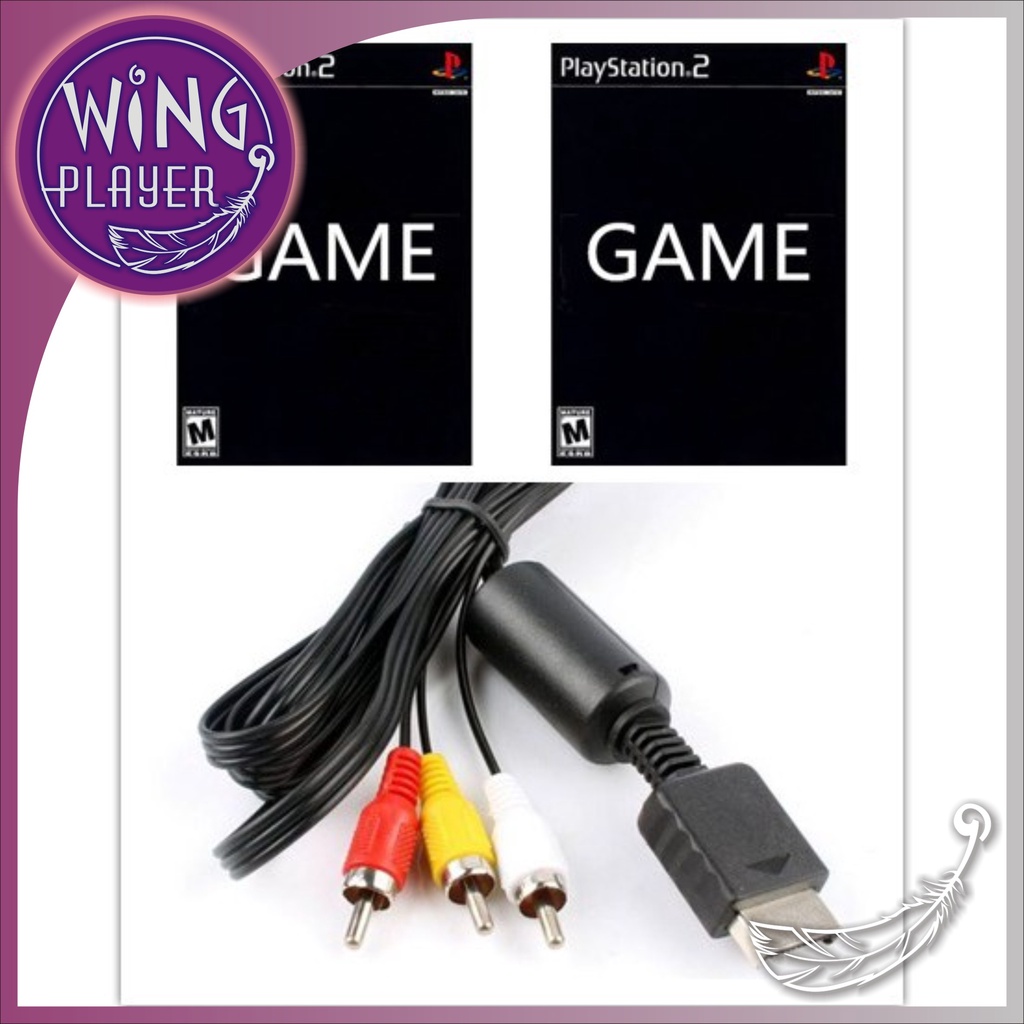 PS2 AV Cable Combo Set (With + 2 Games) Shopee Malaysia