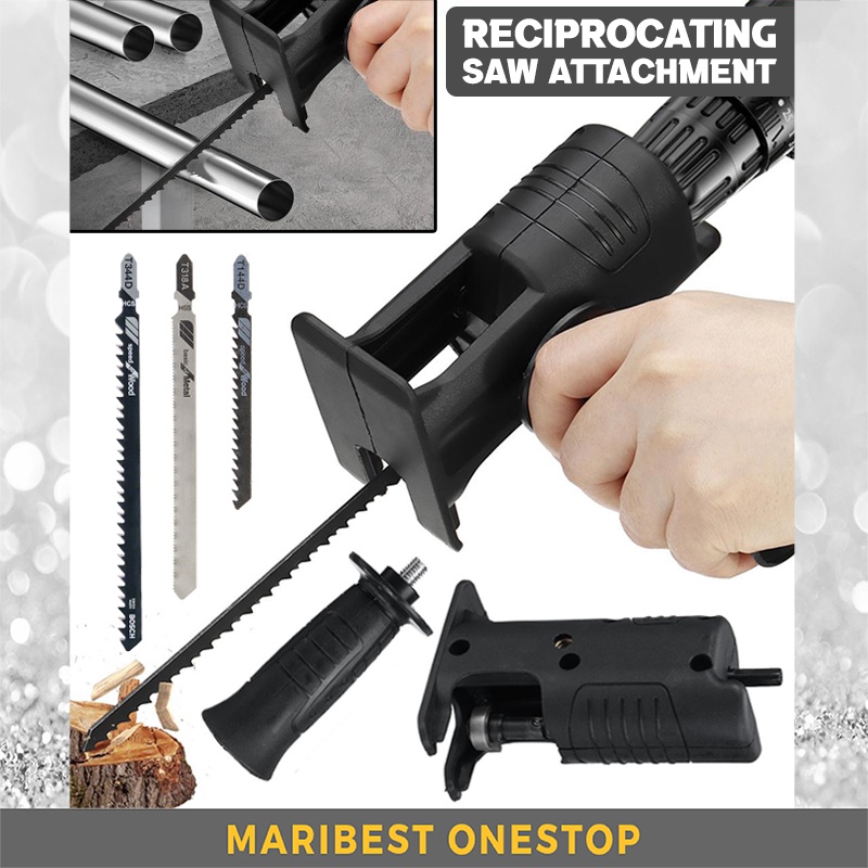 RECIPROCATING SAW DRILL ATTACHMENT TOOL PORTABLE RECIPROCATING SAW