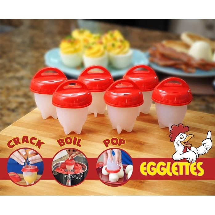 Dealwelove Egglettes Egg Poaching Cup Egg Cooker As Seen On TV Shopee